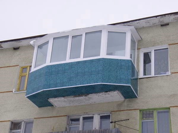 Балкон или лоджия с выносом